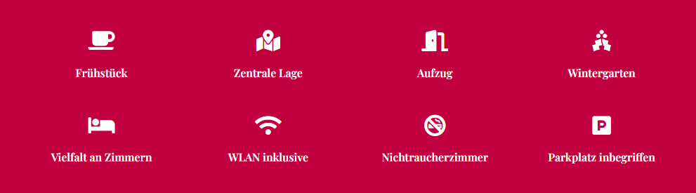 Ausstattung mit Icons